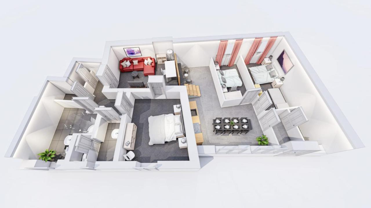 Appartamento Three Bedroom Big Kitchen Selfcheckin Street Parking